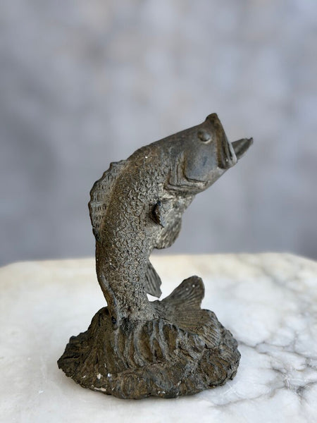 1713 Heavy Bronze Fish Sculpture