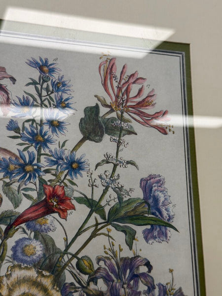 October Floral Framed Print