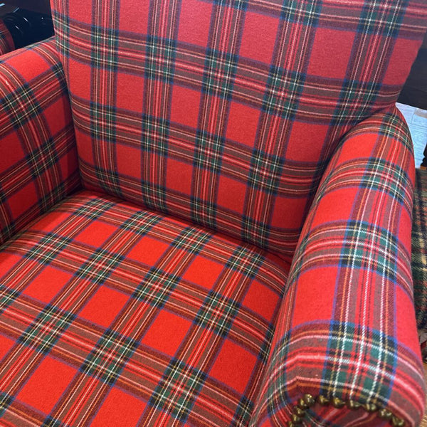 Plaid Chair 30W 30D 36H IN STORE PICKUP ONLY