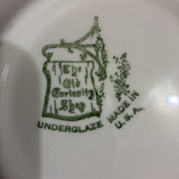Vintage "Old Curiosity Shop" Dickens Style Bread and Butter Plate