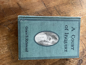 Blue covered book, A Court of Inquiry, by Richmond