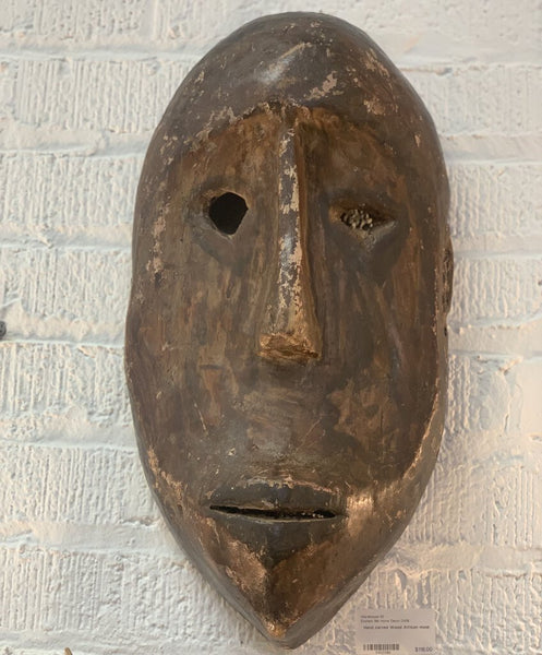 Large Hand carved Wood African mask