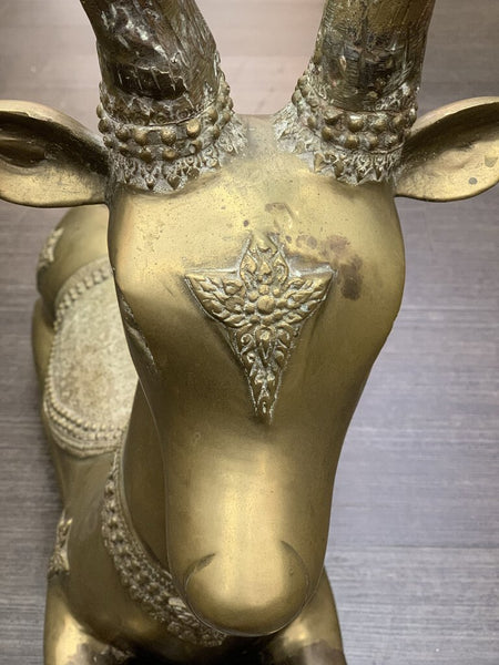 Rare Extra large Vintage Sarreid Brass Deer IN STORE PICK UP ONLY