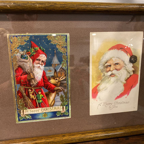 Framed Christmas Post Cards
