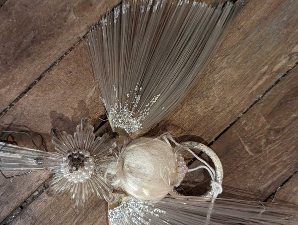 Antique lucite angel tree topper