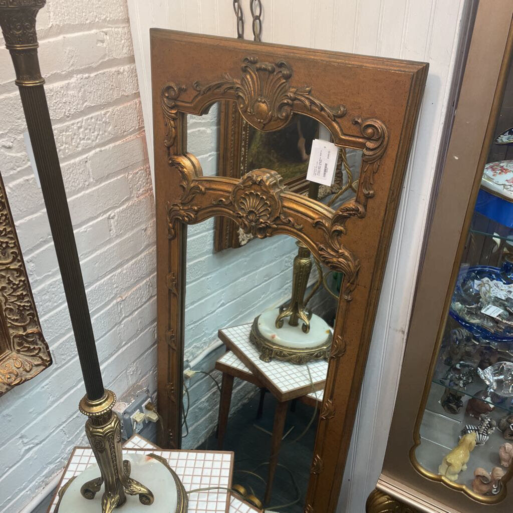 French Gold Long Mirror 22x51 in In Store Pick Up Only