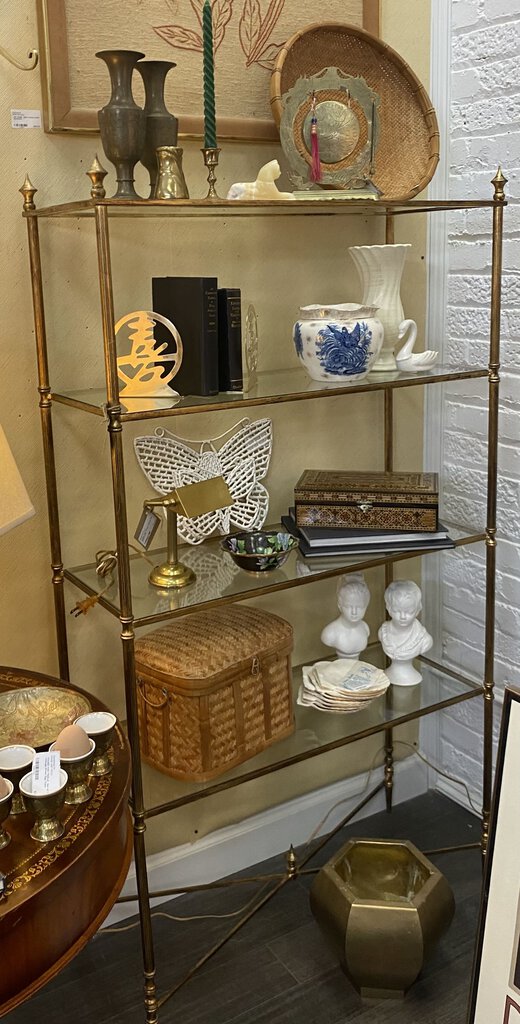 Brass Etagere