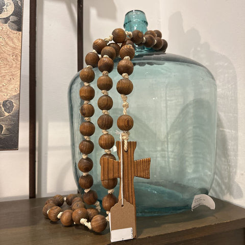 Wooden Oversized Rosary