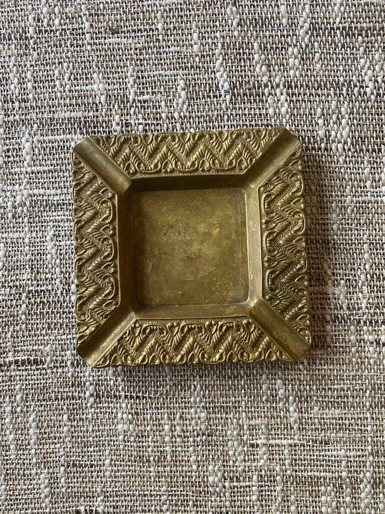 Vintage Brass Ashtray