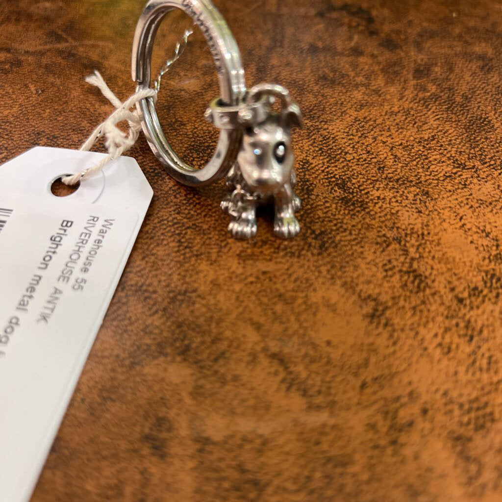 Brighton metal dog key ring