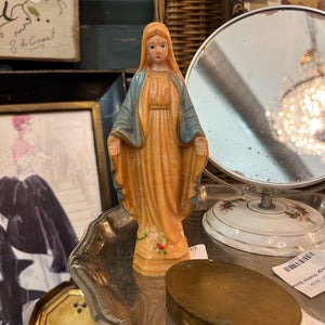 Vintage Virgin Mary statue