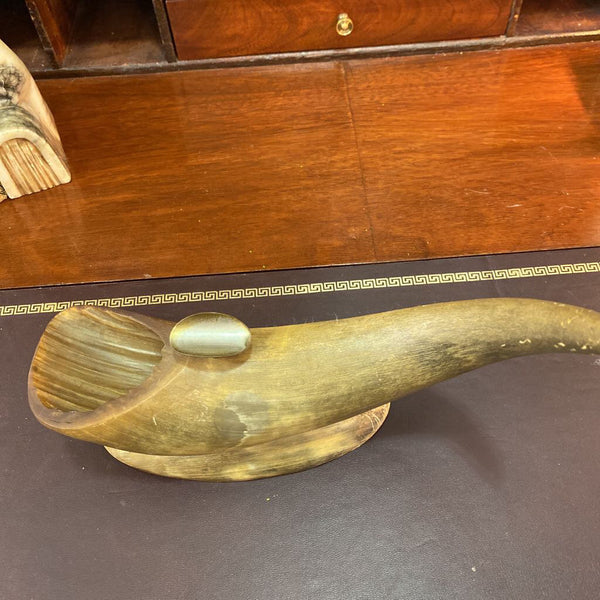 Cow Horn Ashtray