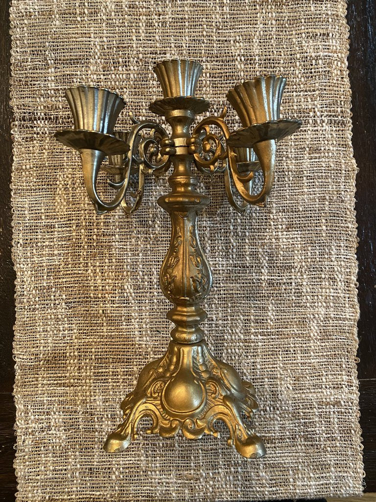 Ornate Gold Candleabra