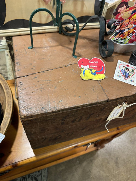 Large wooden vintage box