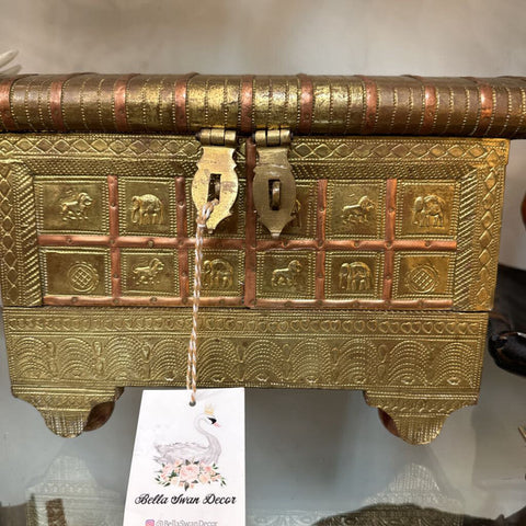 Brass Indian Jewelry Box