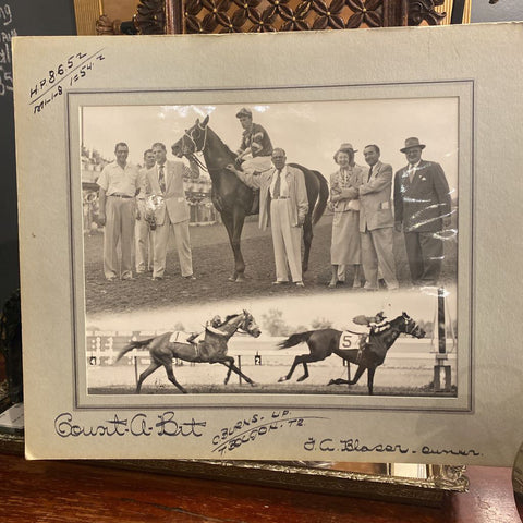 Vintage horse race photo 7.17.52