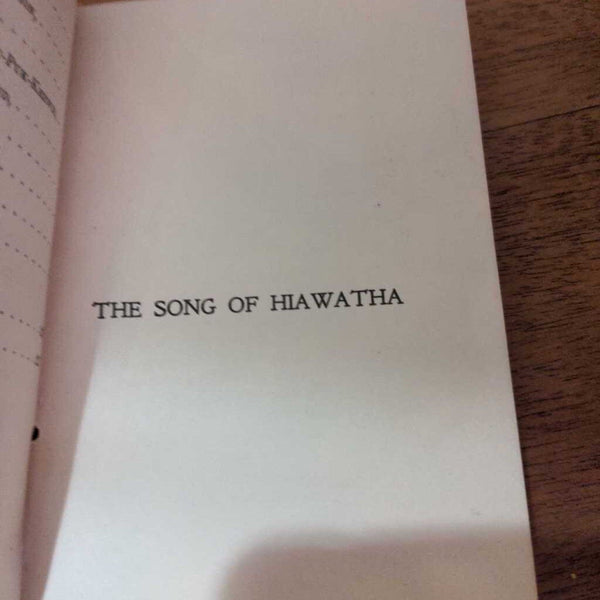 Sweet Vintage Book - "The Song of Hiawatha" by Longfellow