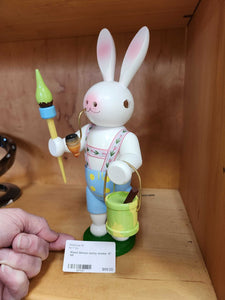 Wood German bunny smoker 10" tall