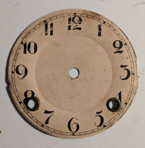 Vintage Small Clock Face - 5"