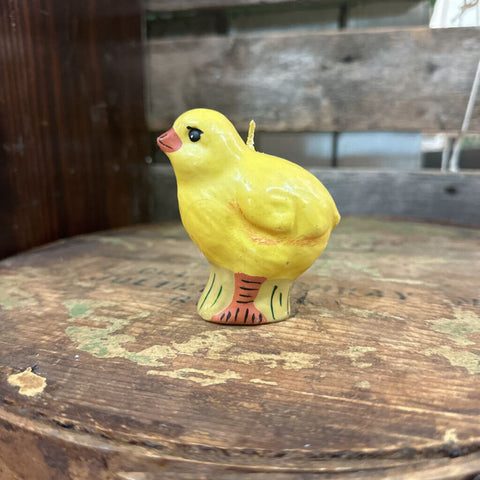 Vintage Chick Candle 3" H