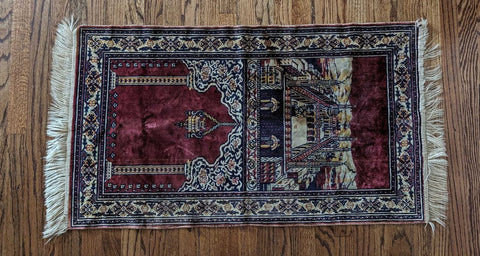 Antique Turkish Prayer Rug 46x24